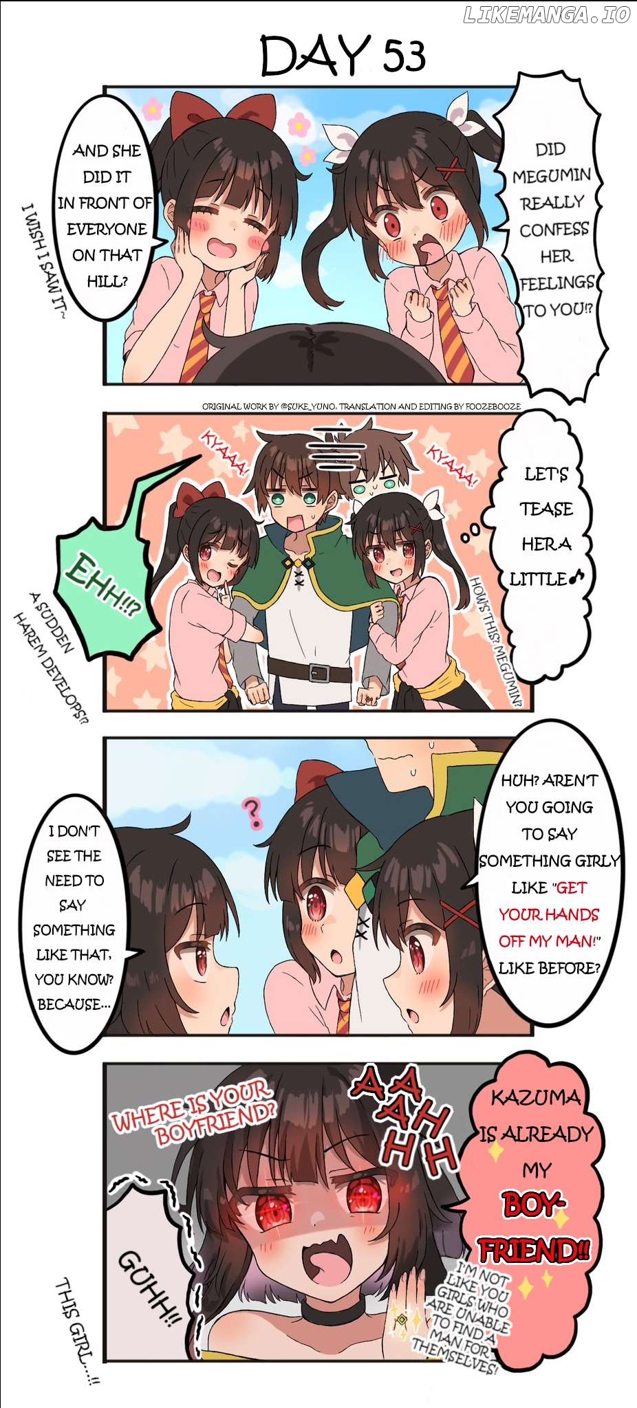 Kono Subarashii Sekai ni Shukufuku wo! - KazuMegu will get married in 100 days (Doujinshi) Chapter 53 - page 1