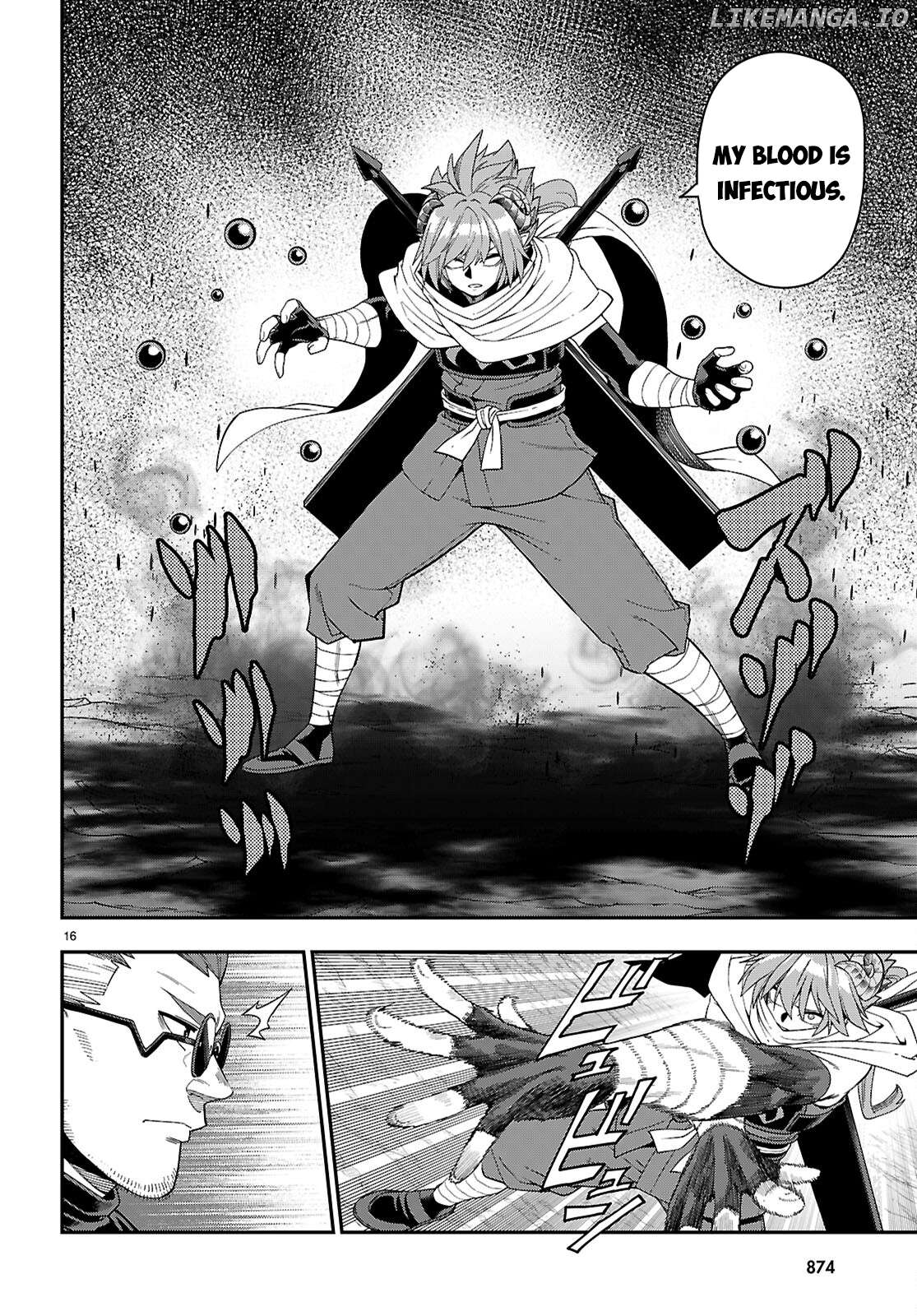 Konjiki no Moji Tsukai - Yuusha Yonin ni Makikomareta Unique Cheat Chapter 112 - page 17