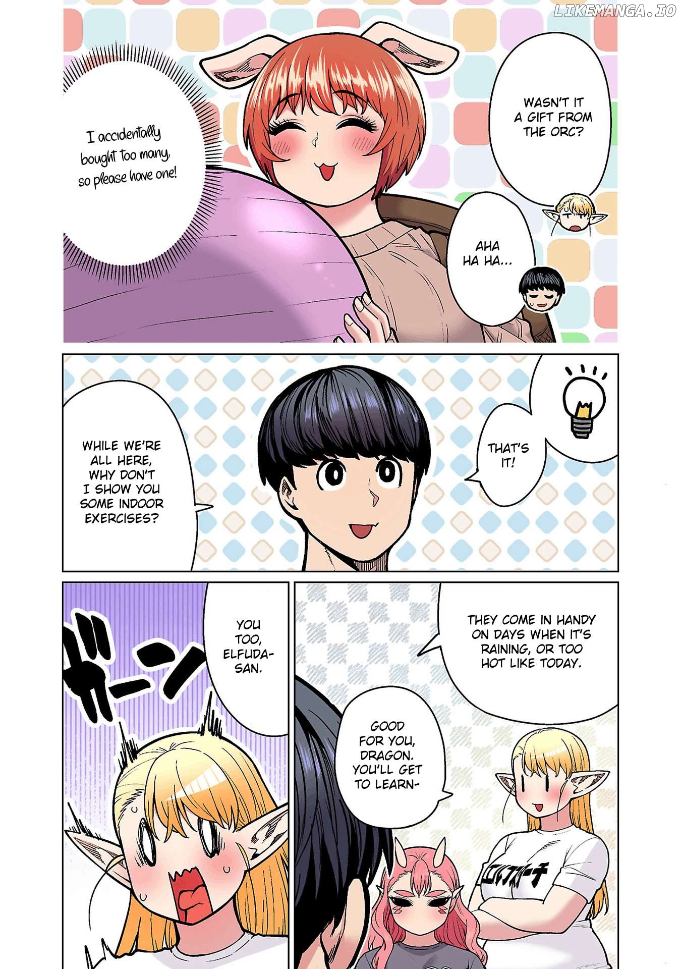 Shin Elf-san wa Yaserarenai. Chapter 19 - page 9