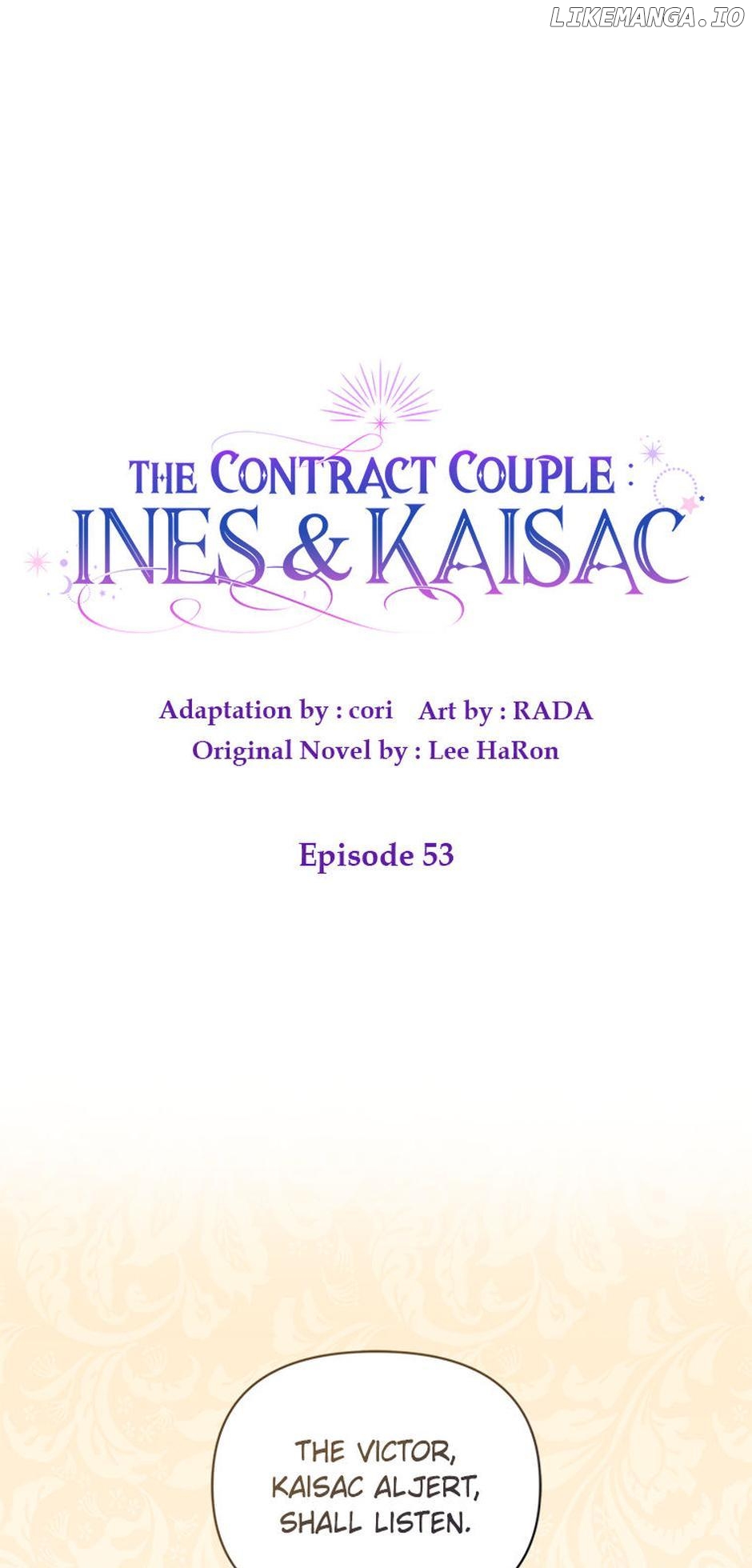 The Contract Couple: Ines & Kaisac Chapter 53 - page 1
