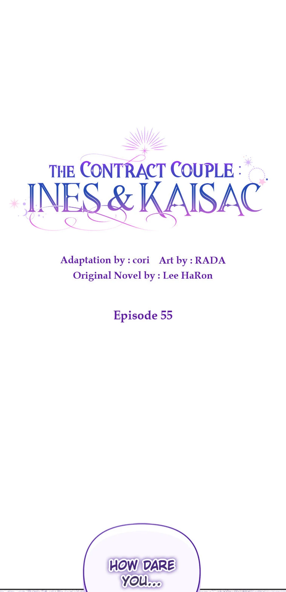 The Contract Couple: Ines & Kaisac Chapter 55 - page 1