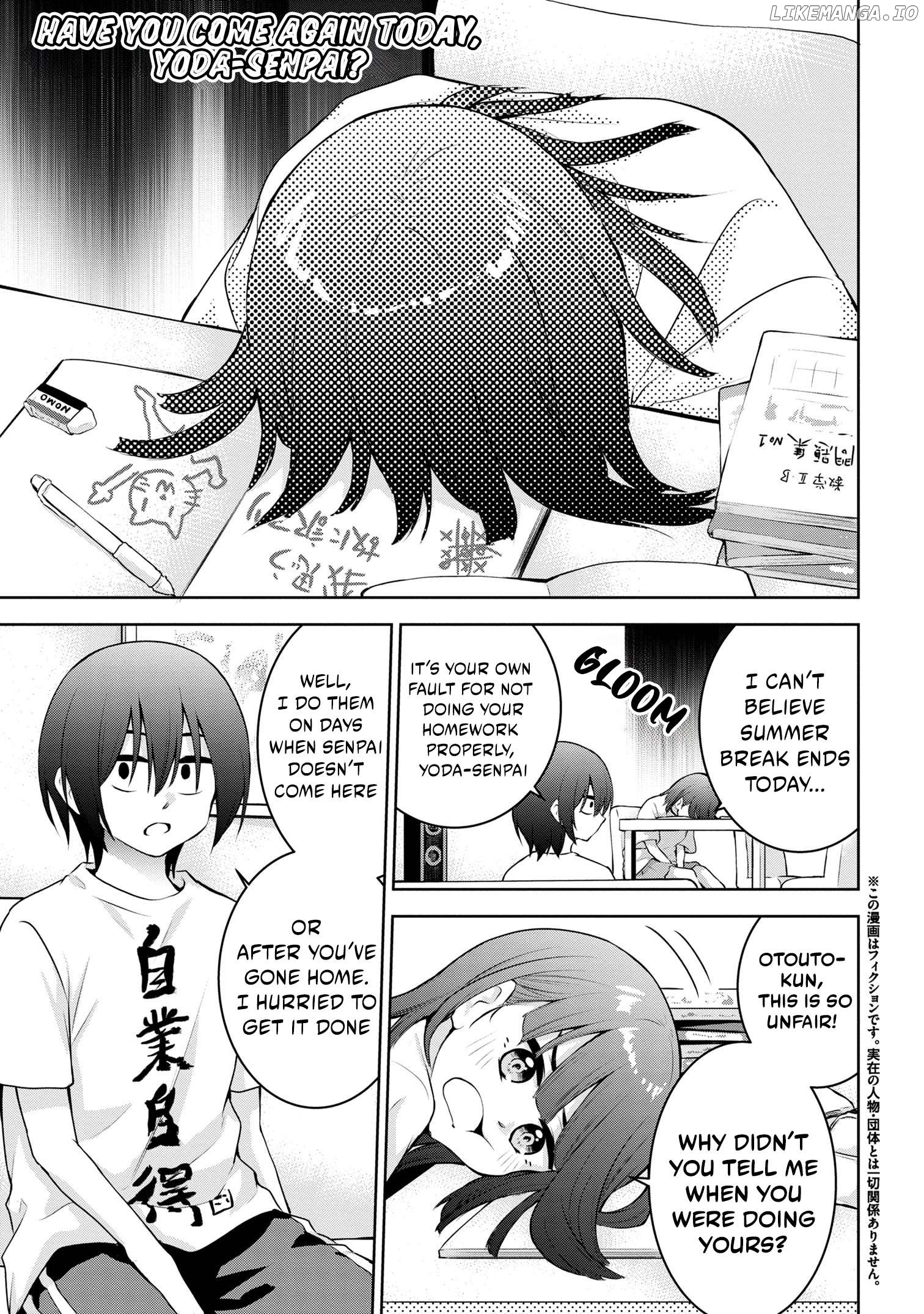 You came again today, Yoda-senpai? Chapter 42 - page 2
