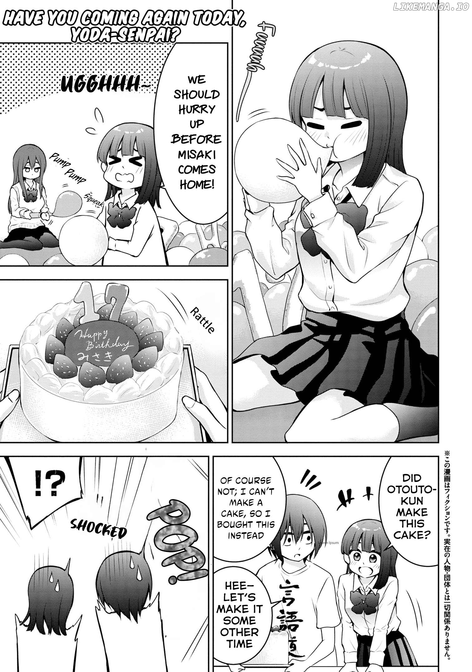 You came again today, Yoda-senpai? Chapter 45 - page 2