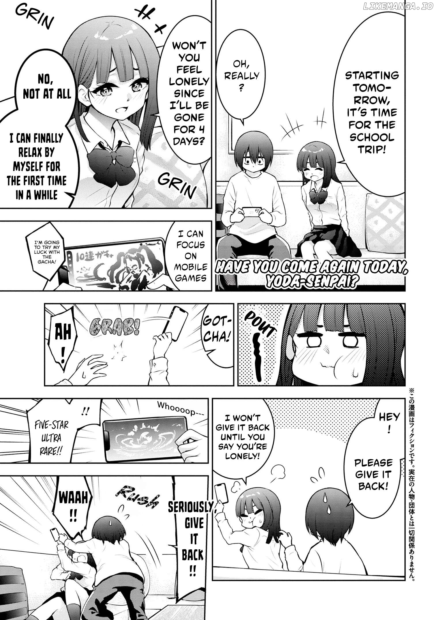 You came again today, Yoda-senpai? Chapter 47 - page 2