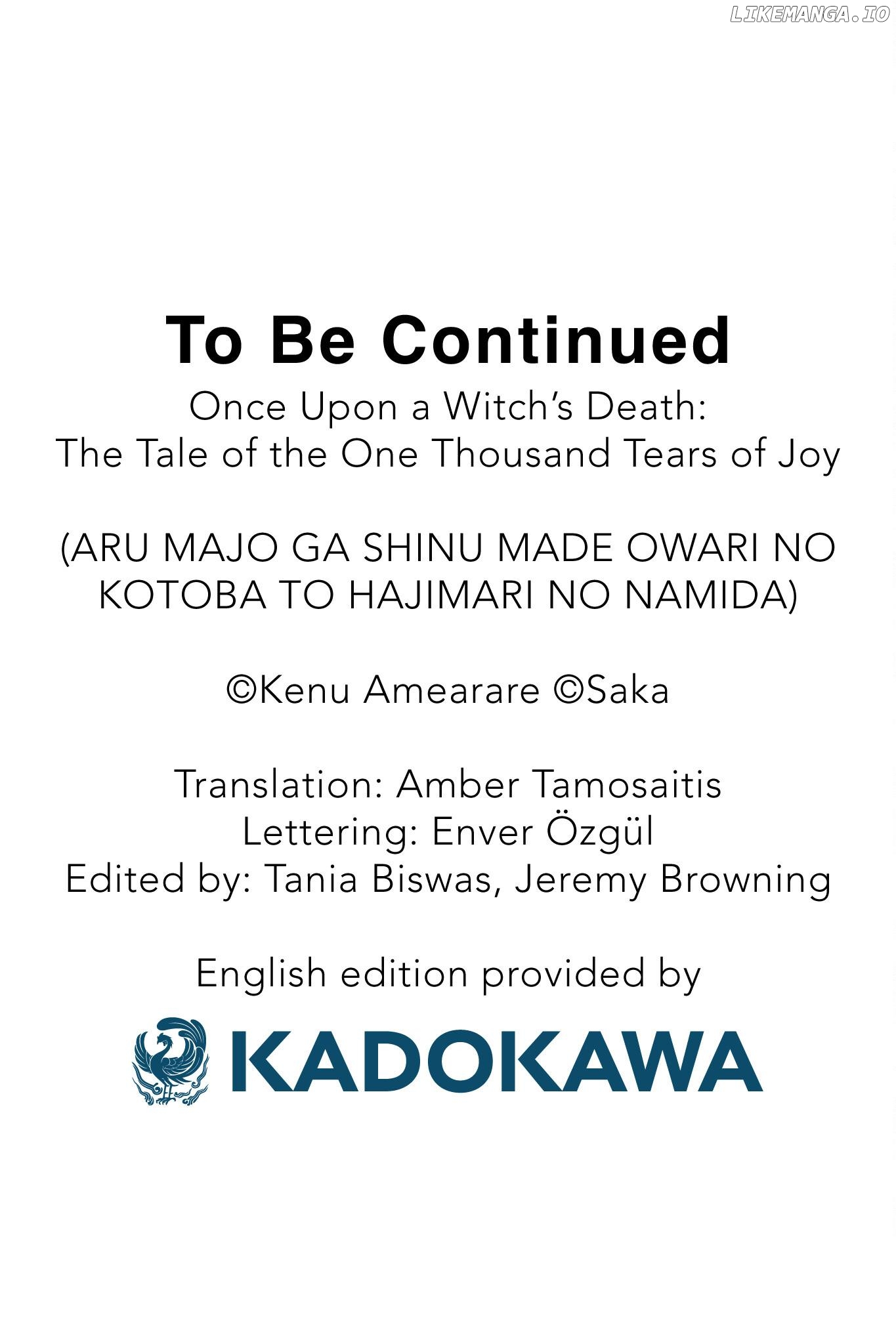 Once Upon a Witch's Death: The Tale of the One Thousand Tears of Joy Chapter 14 - page 24