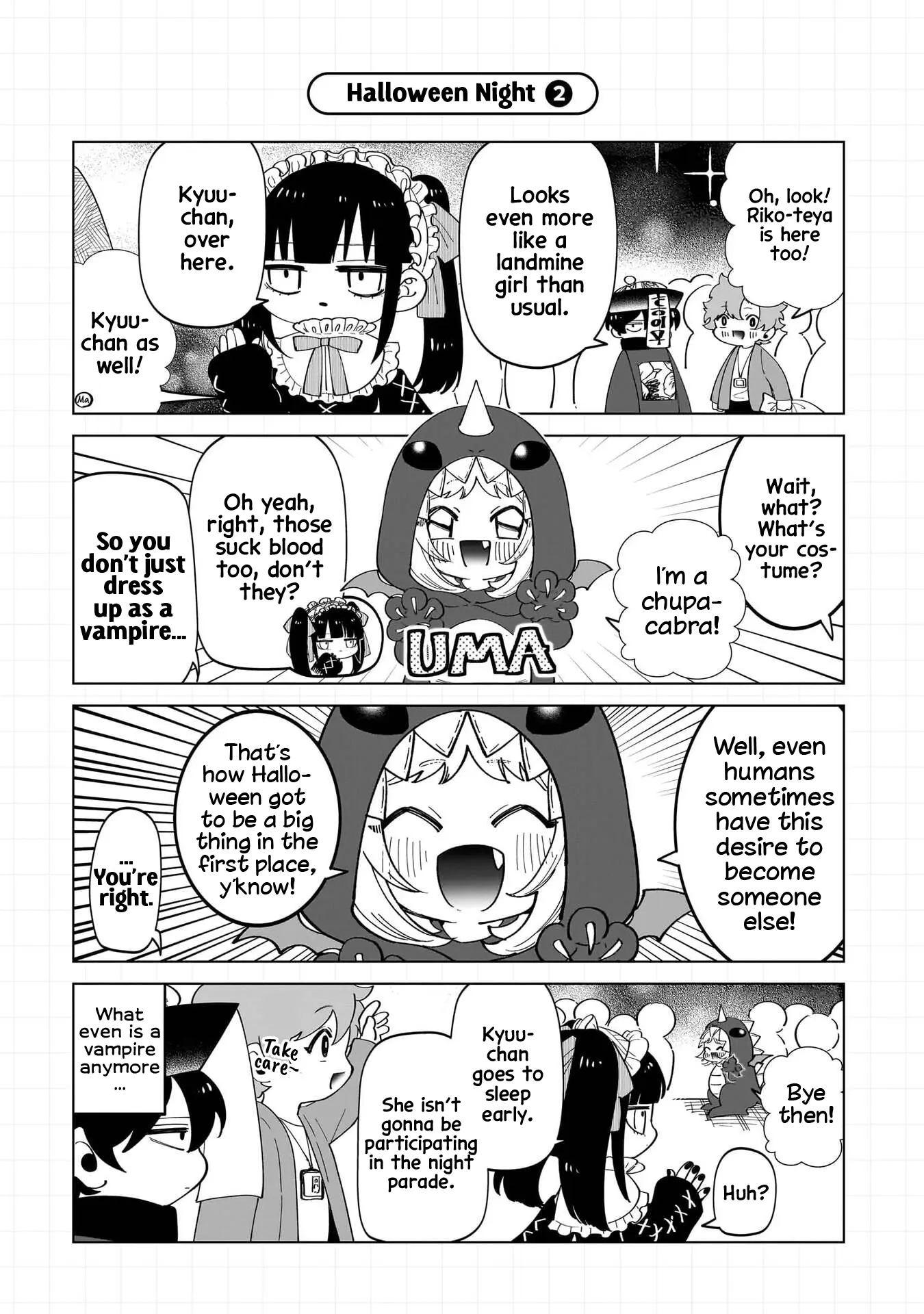The Gals Who is Always Saying Insane Things. -My Daily Life at a Private Paranormal High School- Chapter 18.5  - page 13