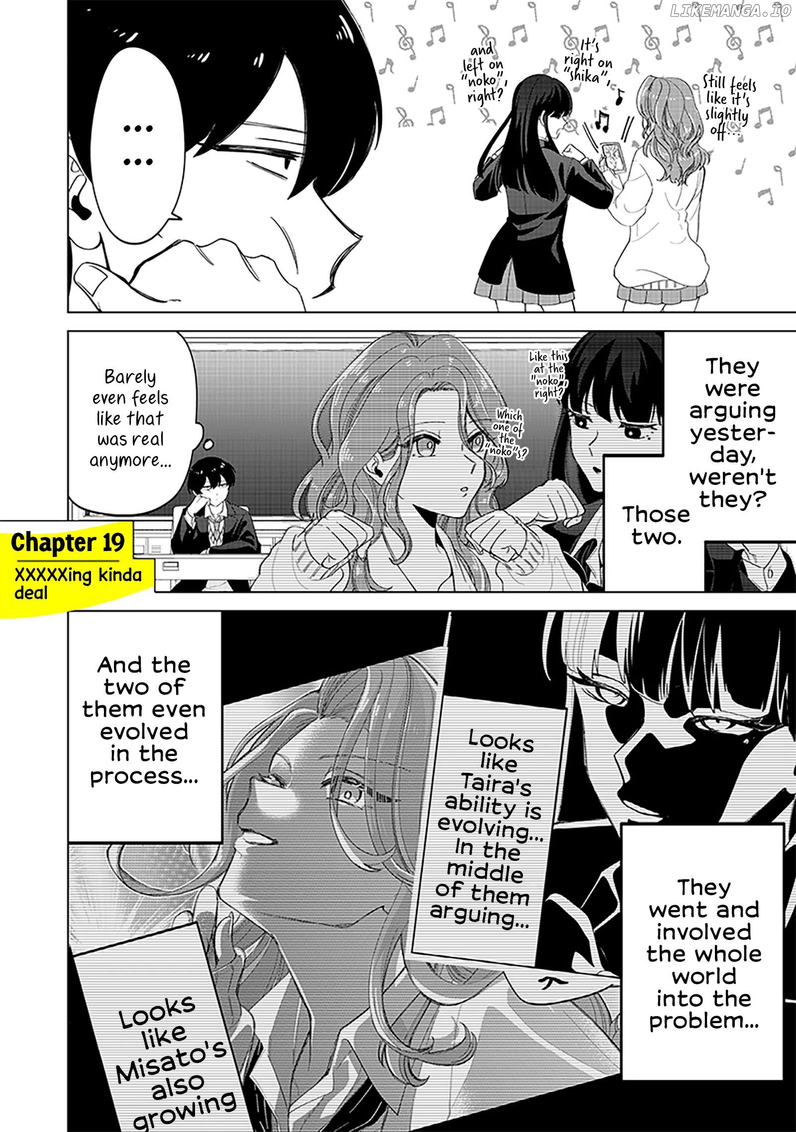 The Gals Who is Always Saying Insane Things. -My Daily Life at a Private Paranormal High School- Chapter 19 - page 2