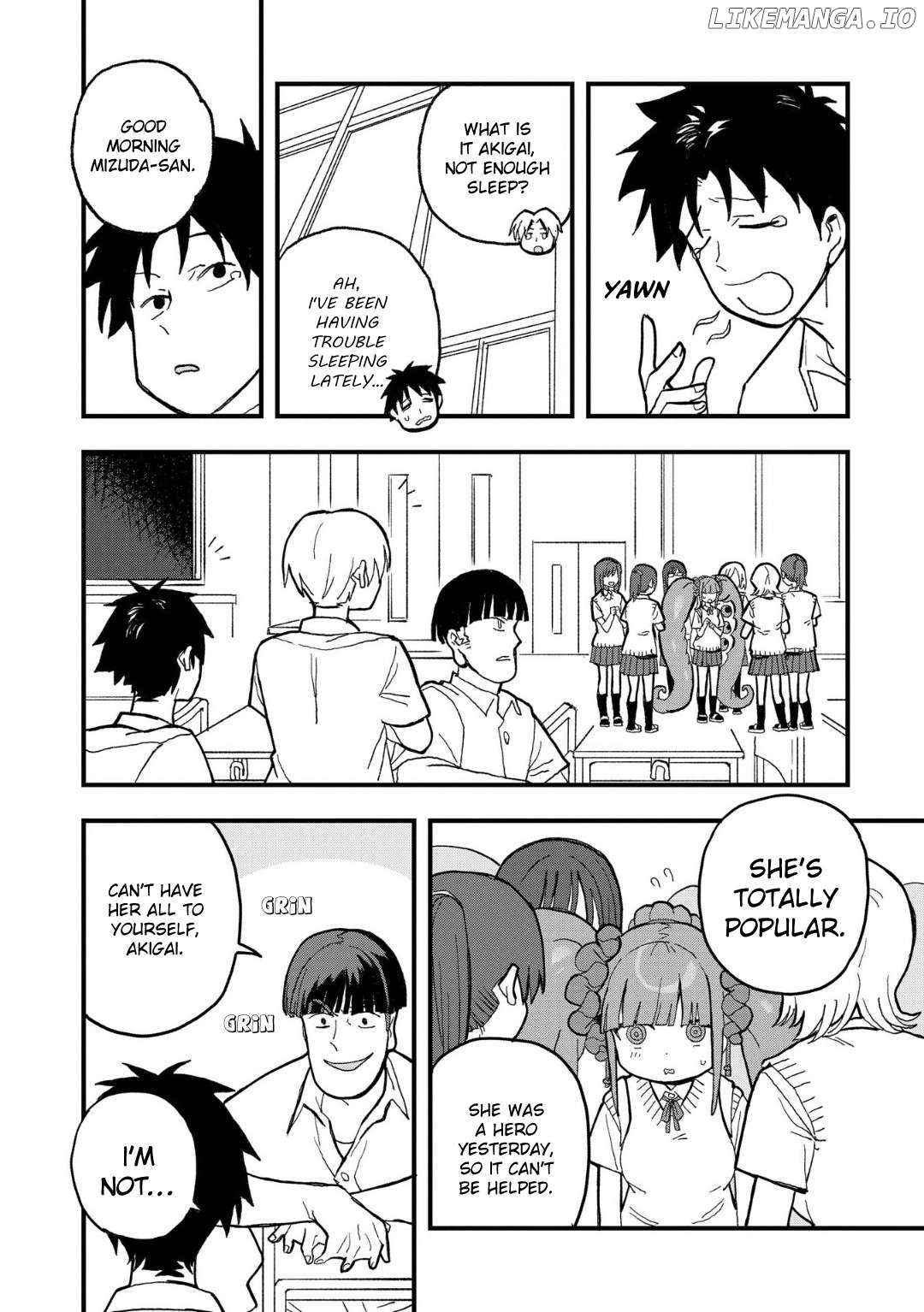 Mizudako-Chan Kara Wa Nigerarenai! Chapter 17 - page 2