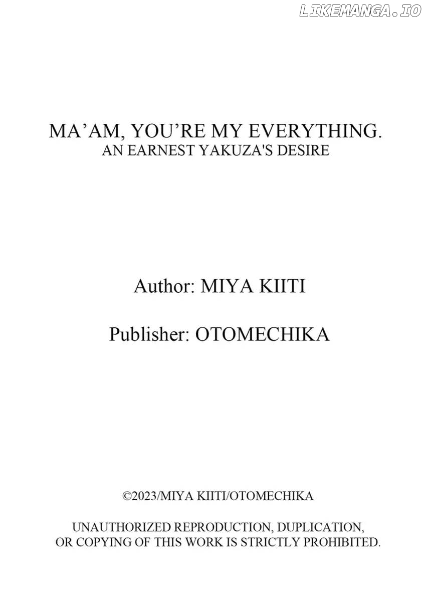 Ma'am, You're My Everything. An Earnest Yakuza's Desire Chapter 5 - page 27