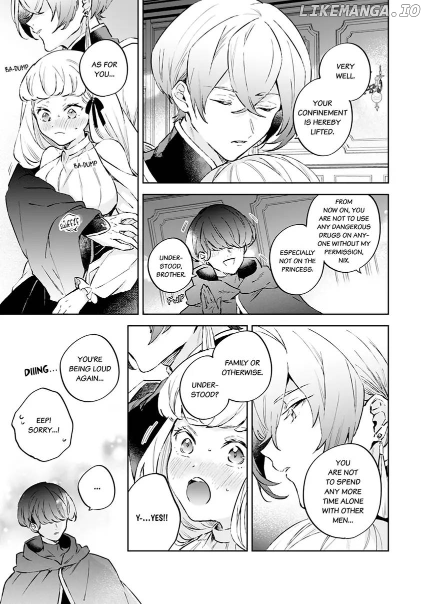 Body Swap of a Nerdy Girl and A Princess Reborn in Another World: Kiss Me Until I'm Wet Inside... Chapter 10.1 - page 10