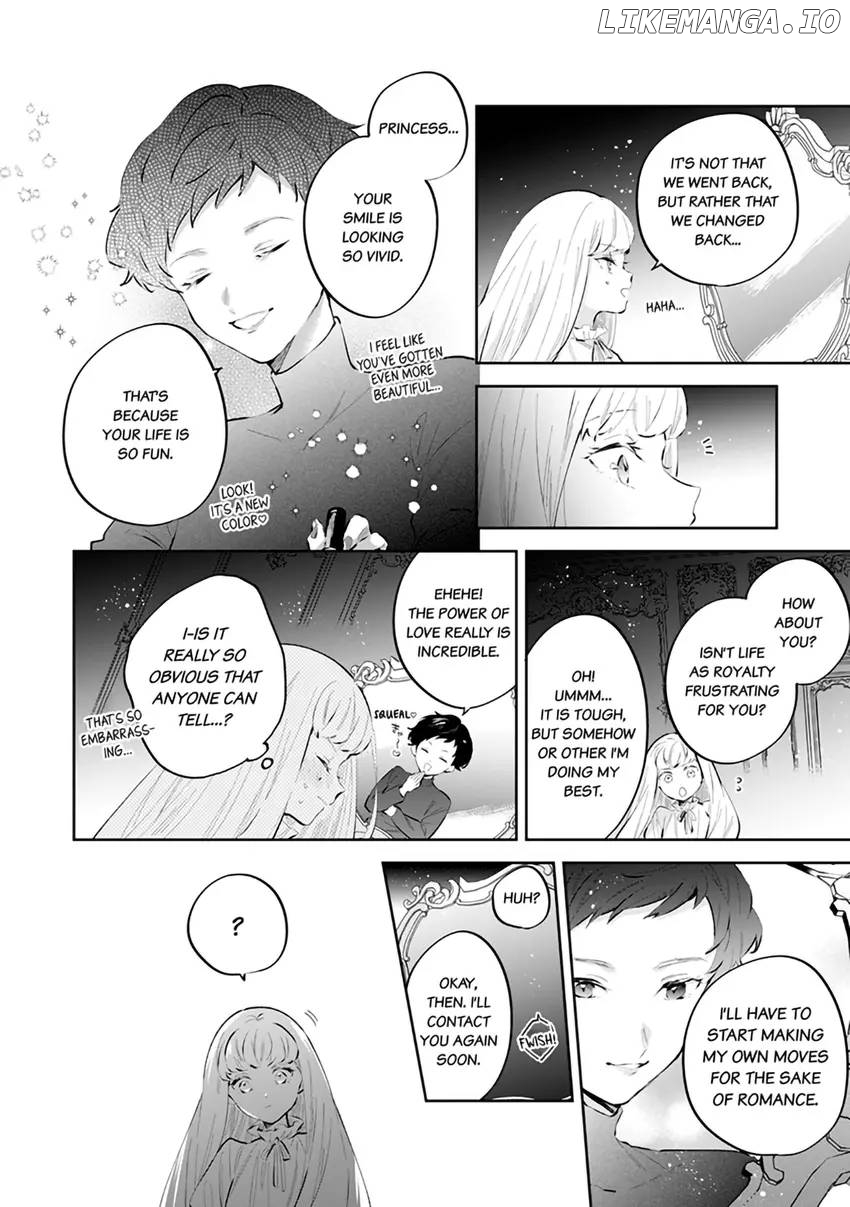Body Swap of a Nerdy Girl and A Princess Reborn in Another World: Kiss Me Until I'm Wet Inside... Chapter 5.2 - page 6