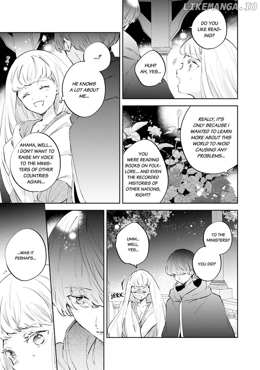 Body Swap of a Nerdy Girl and A Princess Reborn in Another World: Kiss Me Until I'm Wet Inside... Chapter 8.1 - page 8