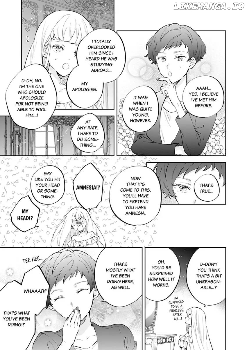 Body Swap of a Nerdy Girl and A Princess Reborn in Another World: Kiss Me Until I'm Wet Inside... Chapter 7.1 - page 2