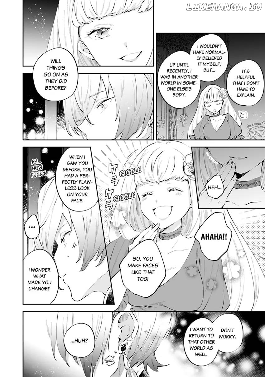 Body Swap of a Nerdy Girl and A Princess Reborn in Another World: Kiss Me Until I'm Wet Inside... Chapter 4.2 - page 4