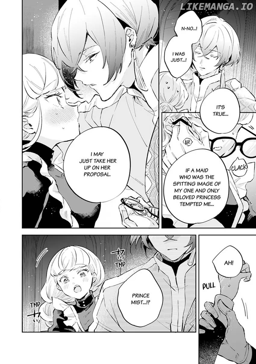 Body Swap of a Nerdy Girl and A Princess Reborn in Another World: Kiss Me Until I'm Wet Inside... Chapter 14 - page 18