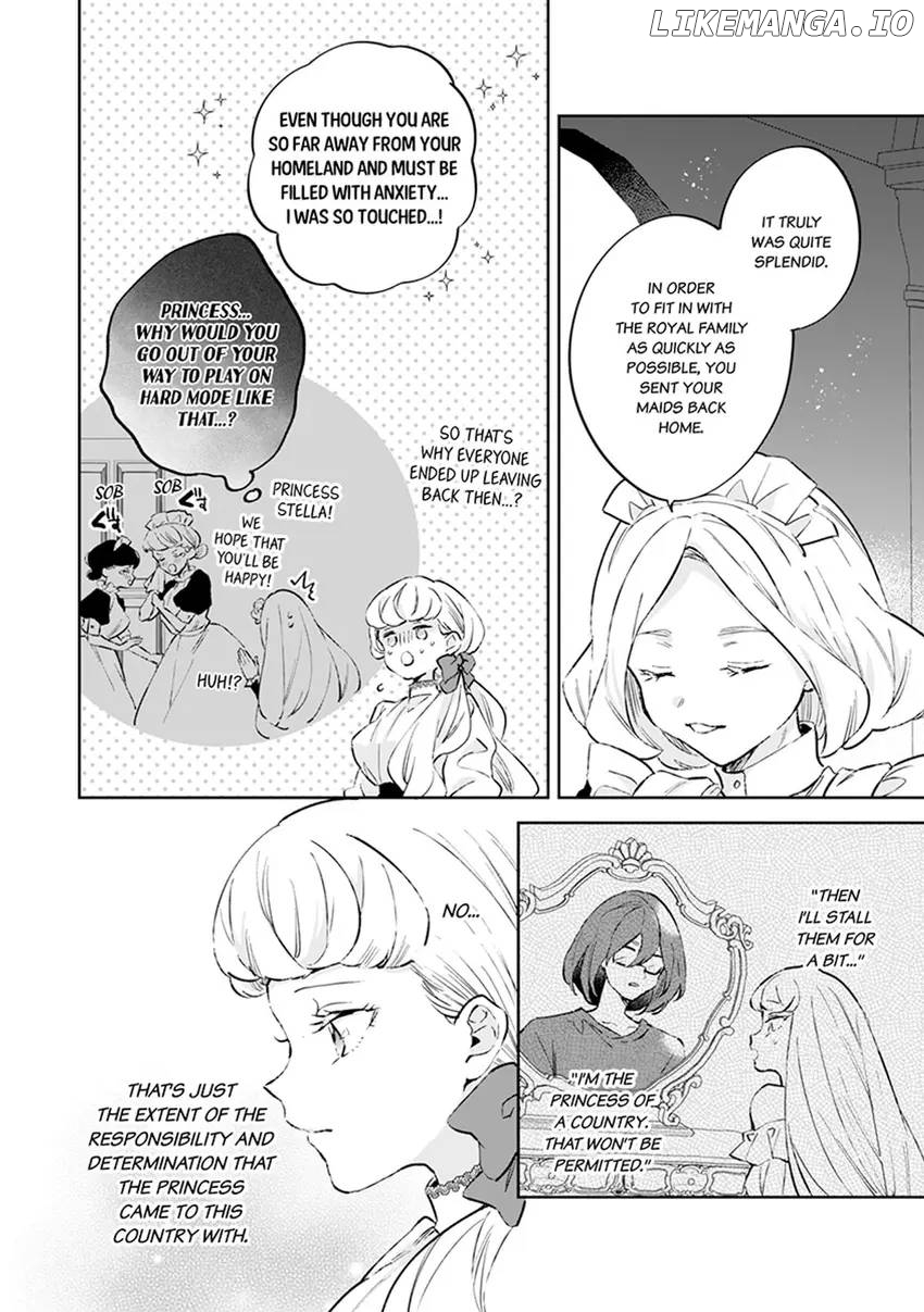 Body Swap of a Nerdy Girl and A Princess Reborn in Another World: Kiss Me Until I'm Wet Inside... Chapter 12 - page 8