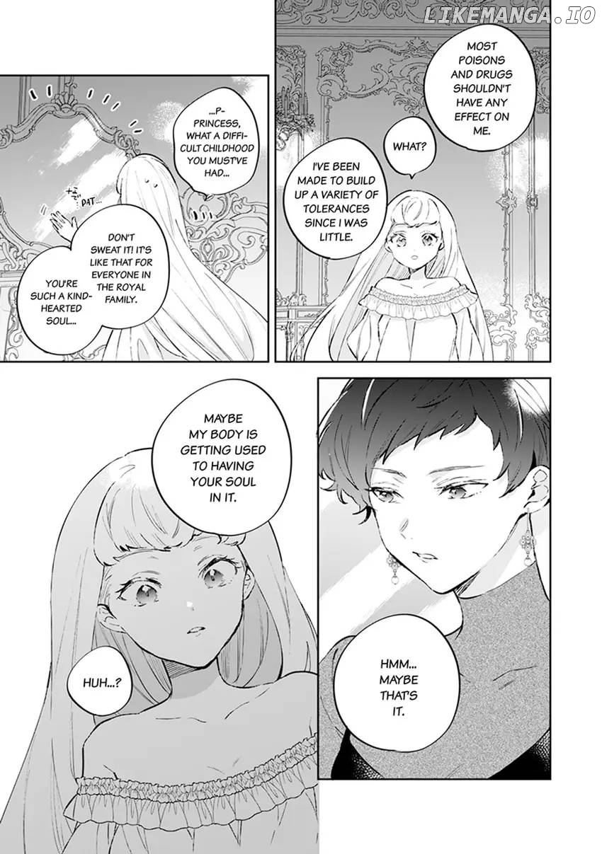 Body Swap of a Nerdy Girl and A Princess Reborn in Another World: Kiss Me Until I'm Wet Inside... Chapter 11 - page 13