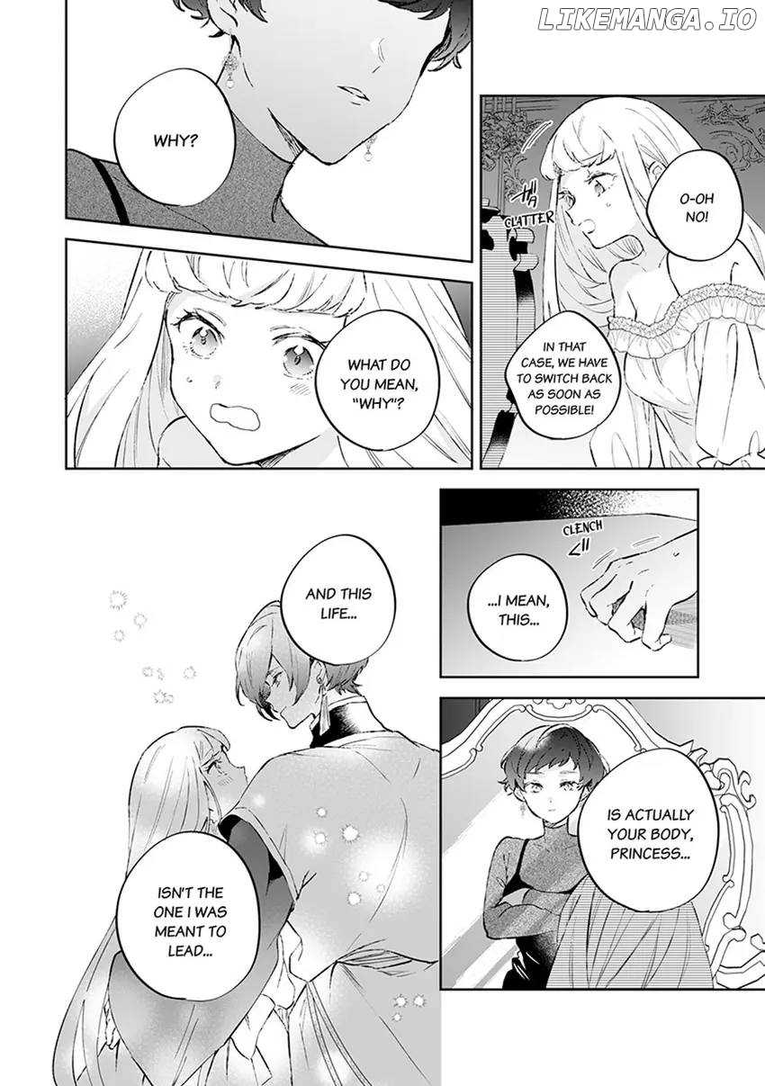 Body Swap of a Nerdy Girl and A Princess Reborn in Another World: Kiss Me Until I'm Wet Inside... Chapter 11 - page 14
