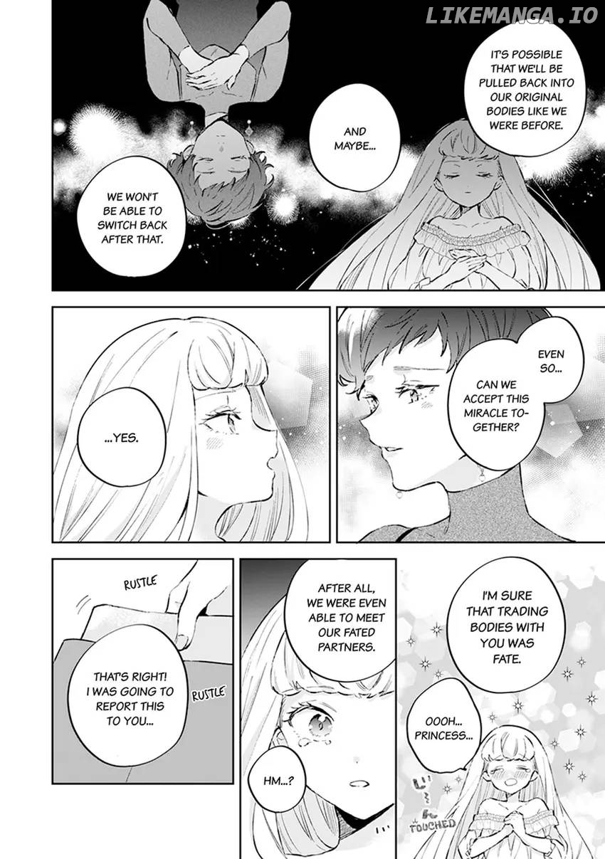 Body Swap of a Nerdy Girl and A Princess Reborn in Another World: Kiss Me Until I'm Wet Inside... Chapter 11 - page 20