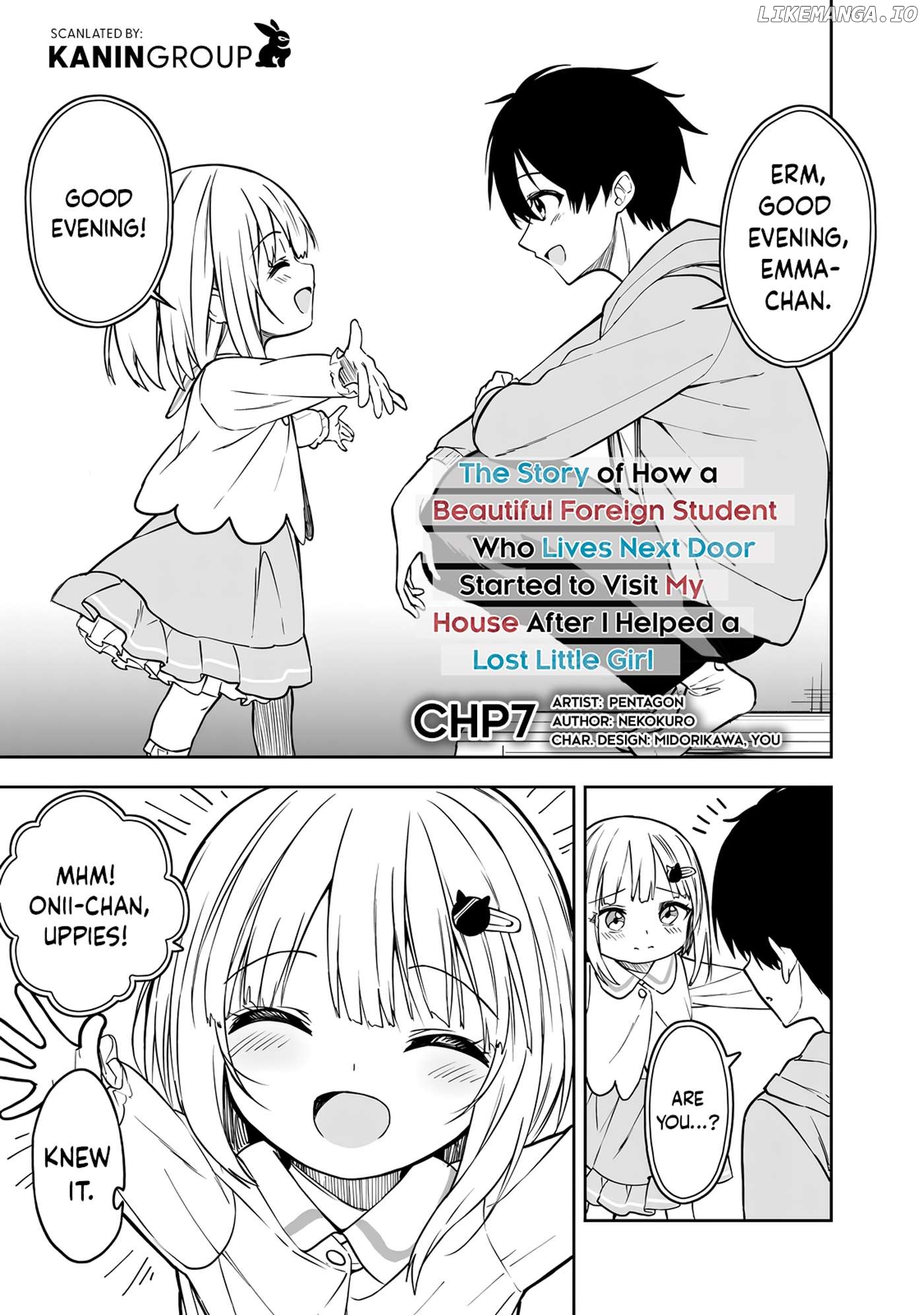 Maigo ni Natteita Youjo wo Tasuketara, Otonari ni Sumu Bishoujo Ryuugakusei ga Ie ni Asobi ni Kuru You ni Natta Ken Nitsuite Chapter 7 - page 3