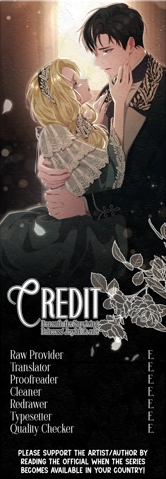 Beneath the Surviving Princess Joyful Facade Chapter 38 - page 1
