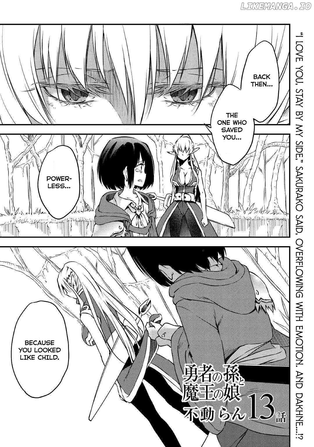 Yuusha No Mago To Maou No Musume Chapter 13 - page 2