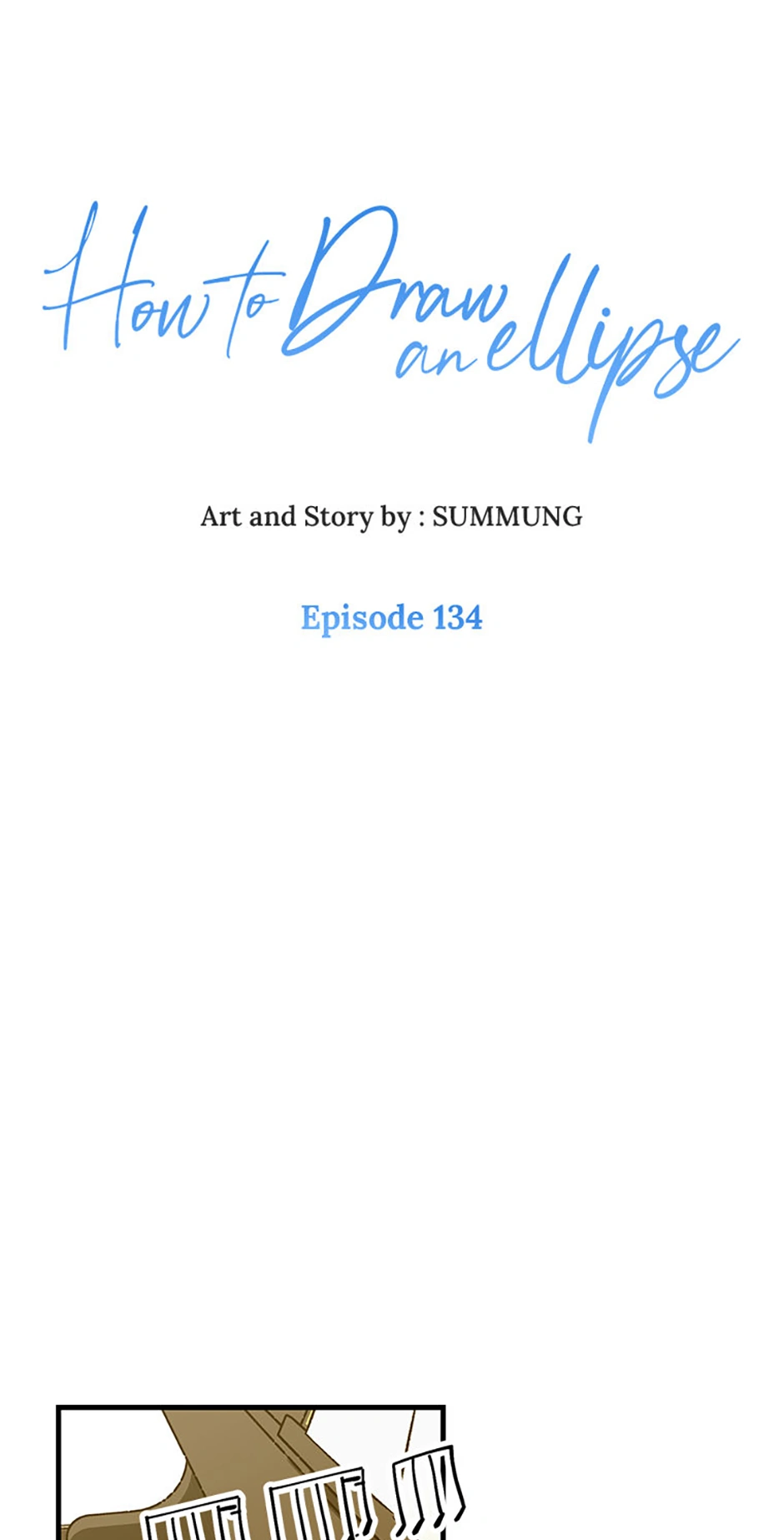 How to Draw an Ellipse Chapter 134 - page 1