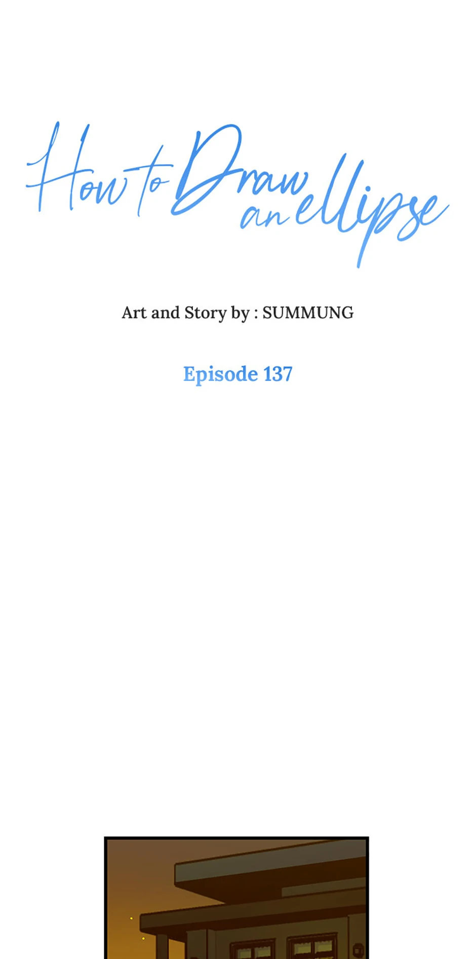 How to Draw an Ellipse Chapter 137 - page 1