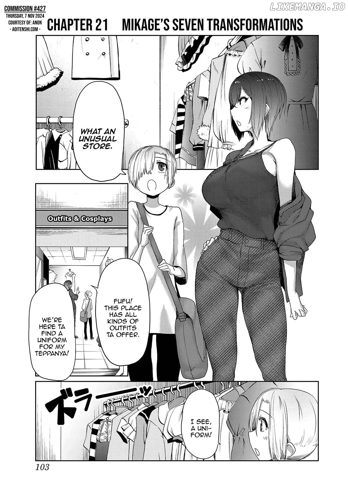 The Girl with a Kansai Accent and the Pure Boy Chapter 21 - page 1