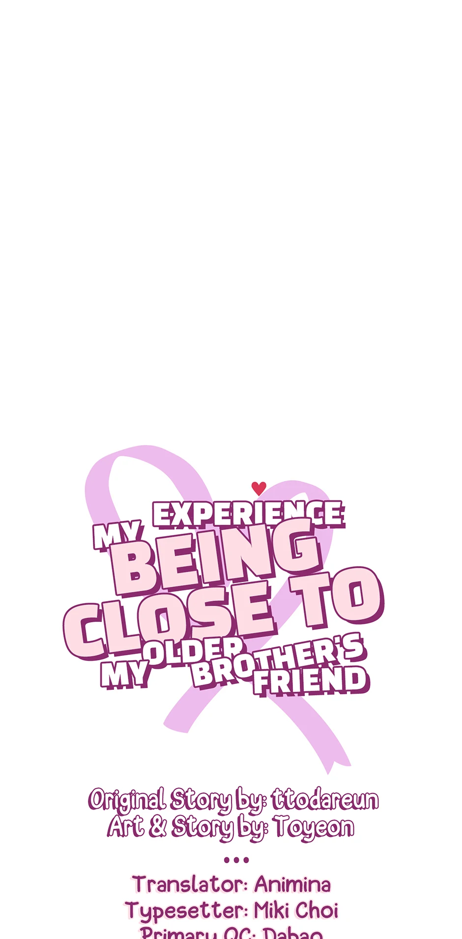 My Experience Being Close to My Older Brother's Friend Chapter 39 - page 7