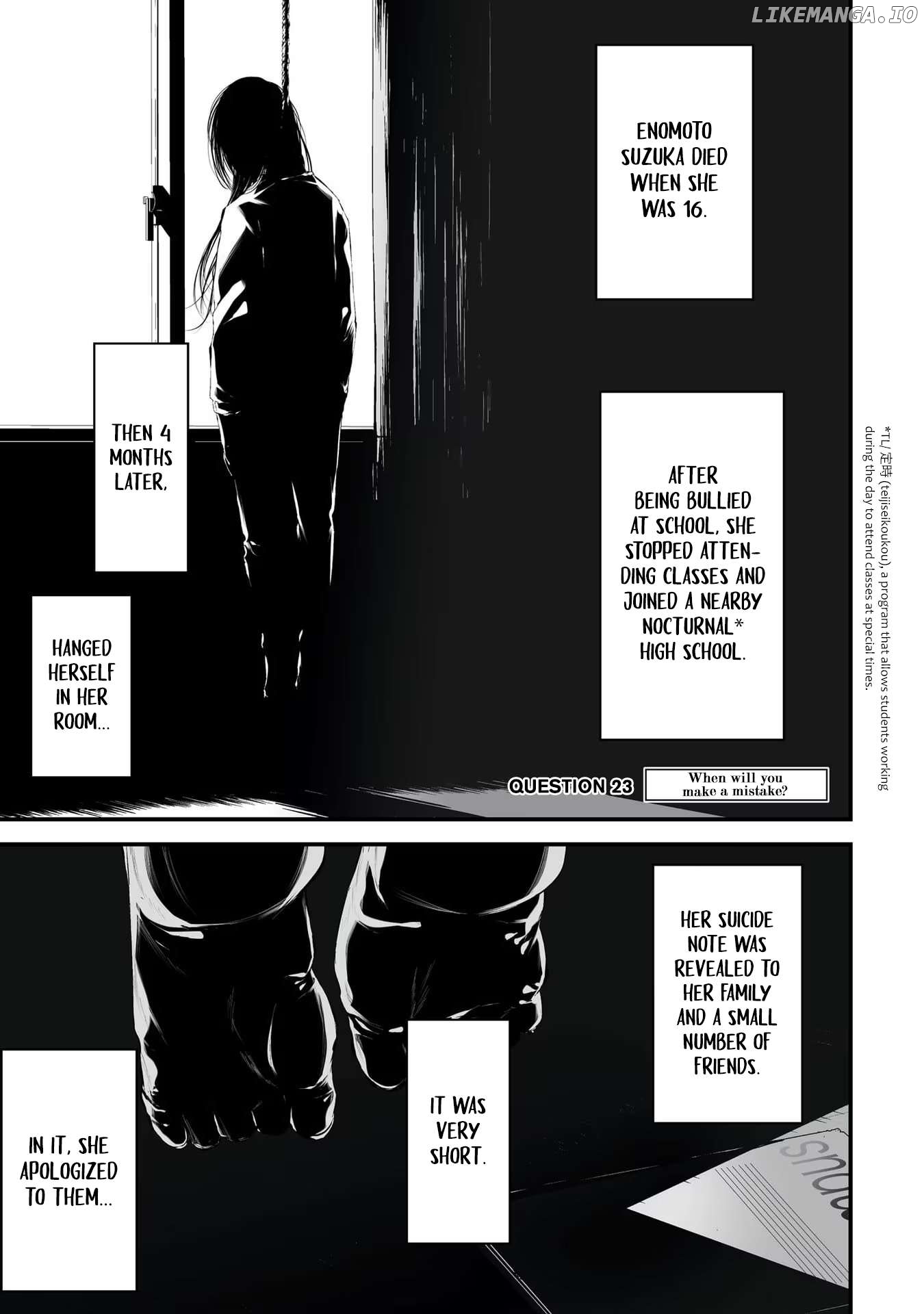 Tsurenai Hodo Aokute Azatoi Kurai ni Akai Chapter 23 - page 1