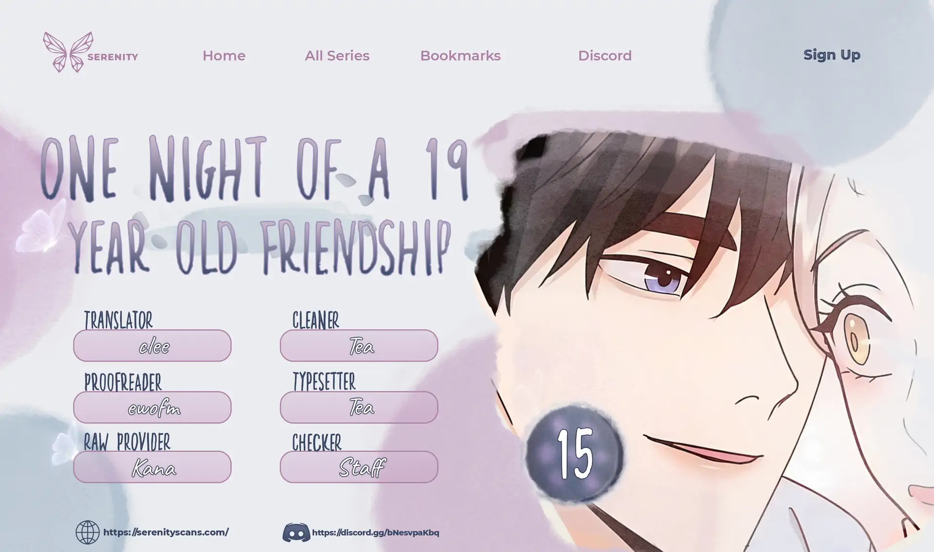 One Night of a 19 Year Old Friendship Chapter 15 - page 1