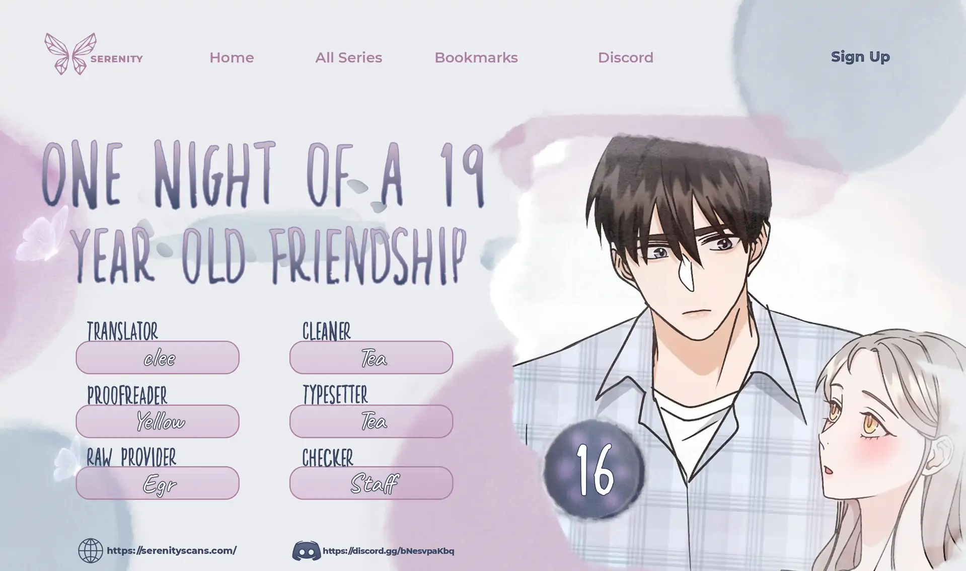 One Night of a 19 Year Old Friendship Chapter 16 - page 1