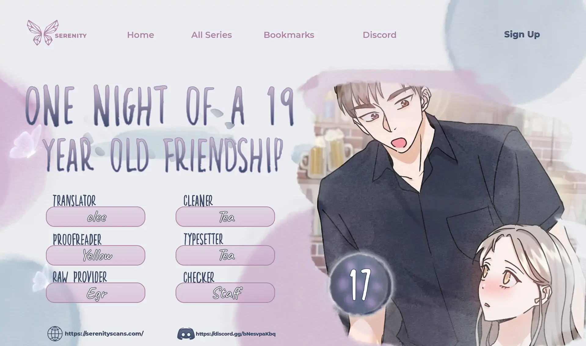 One Night of a 19 Year Old Friendship Chapter 17 - page 1