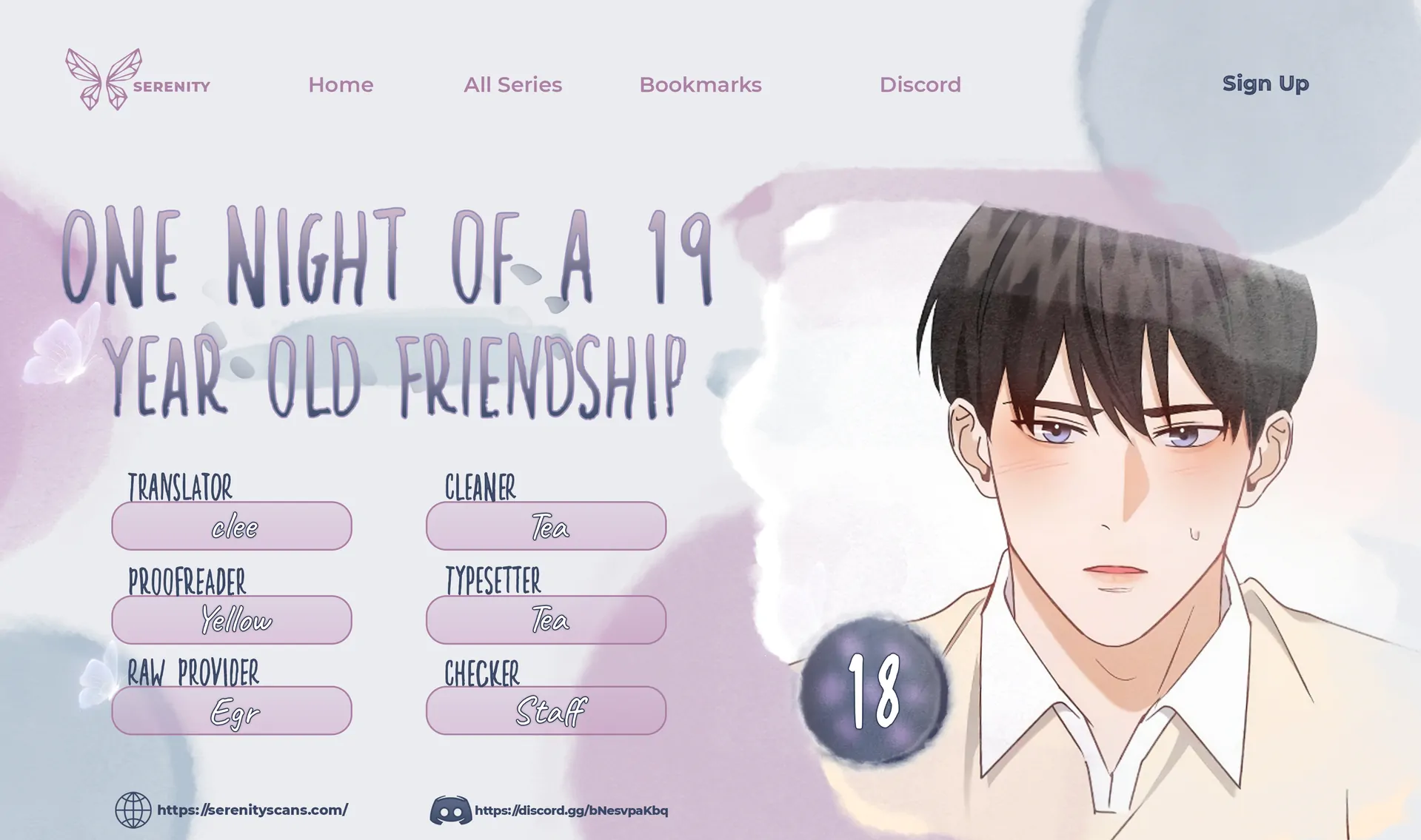 One Night of a 19 Year Old Friendship Chapter 18 - page 1