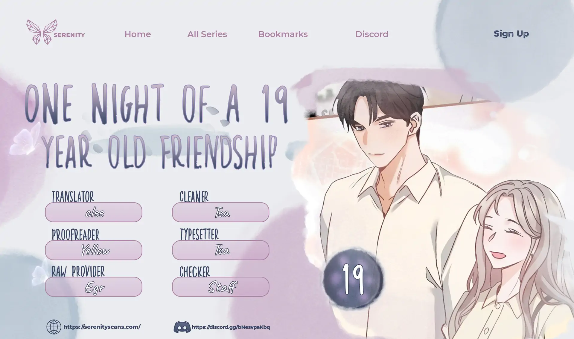 One Night of a 19 Year Old Friendship Chapter 19 - page 1