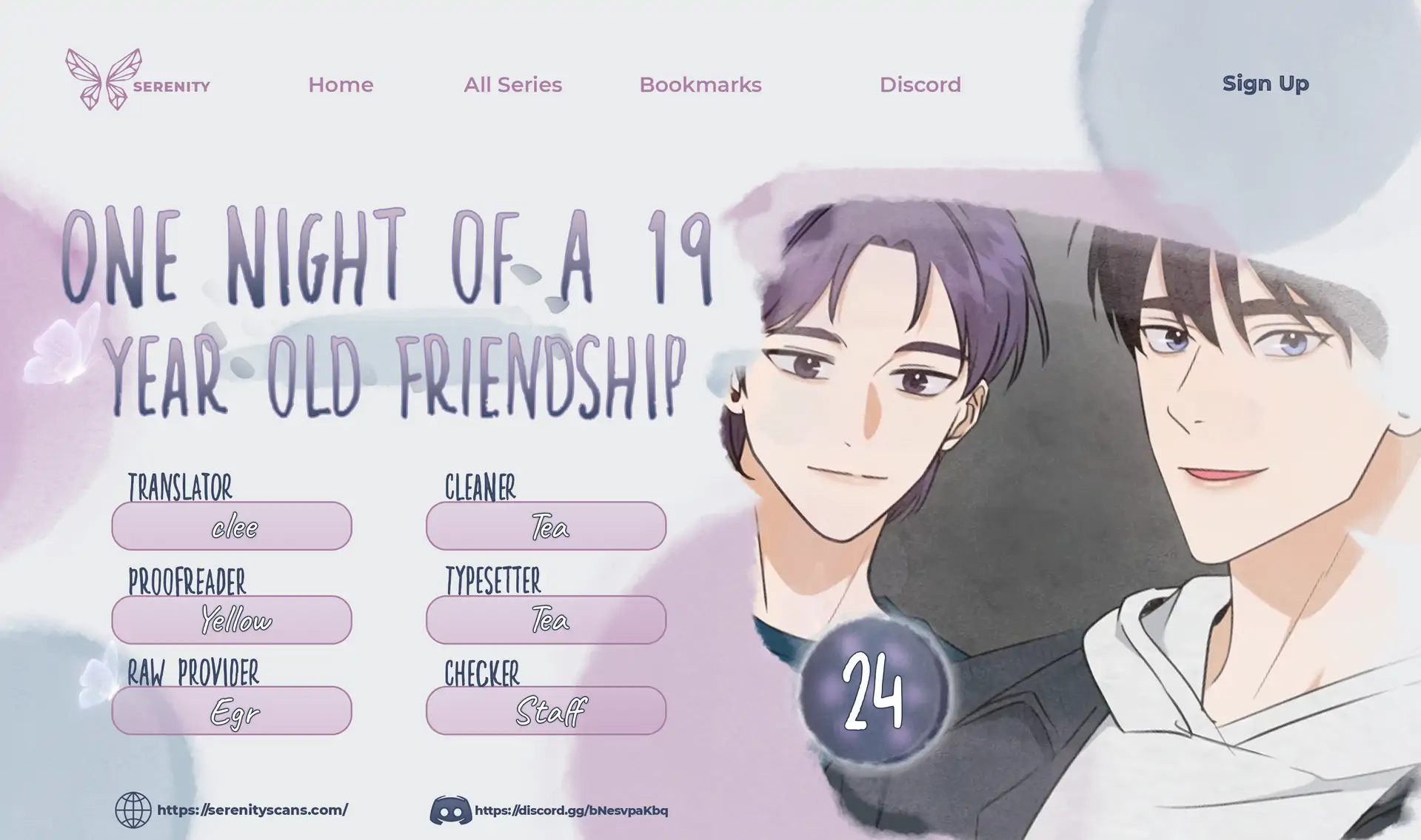 One Night of a 19 Year Old Friendship Chapter 24 - page 1