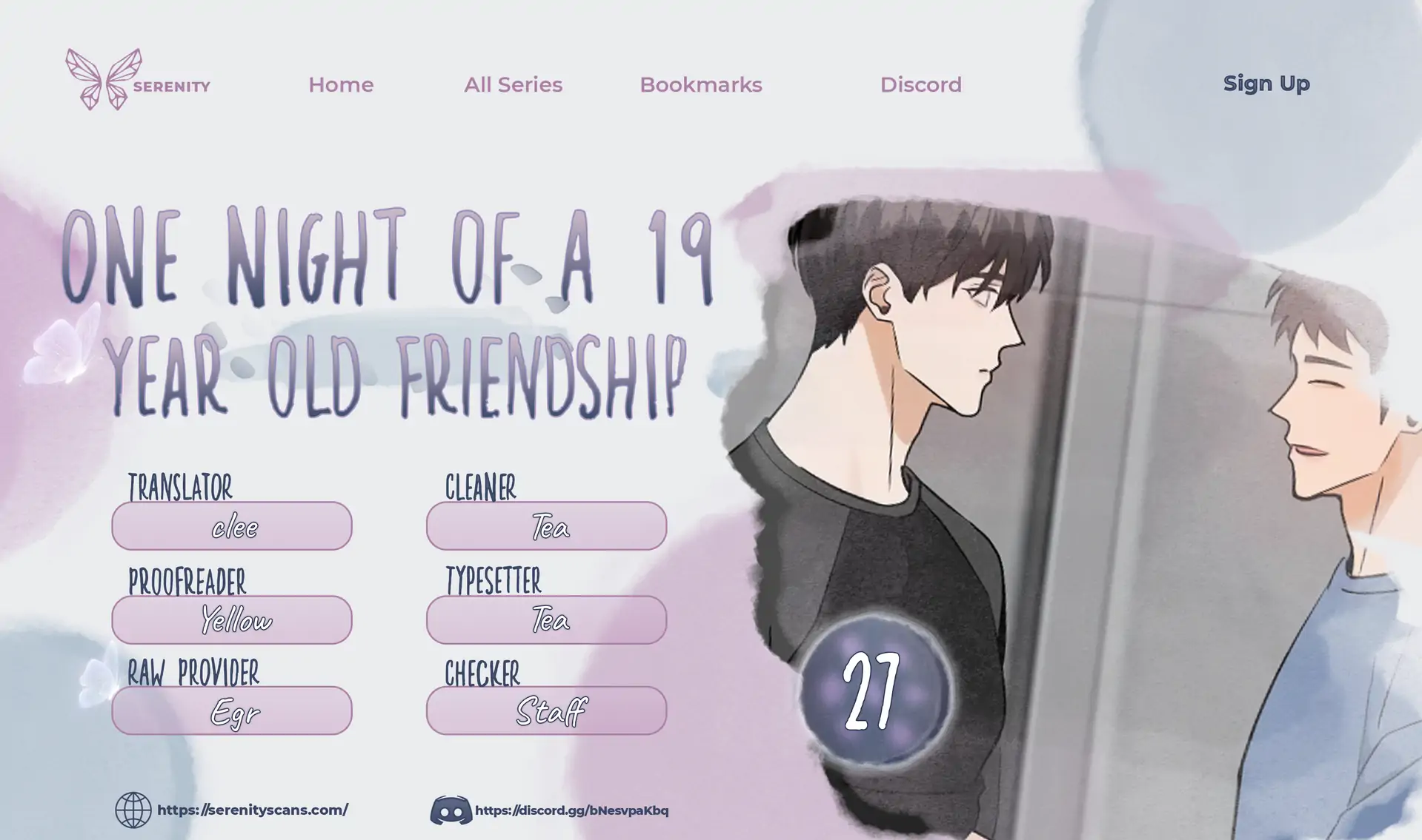 One Night of a 19 Year Old Friendship Chapter 27 - page 1