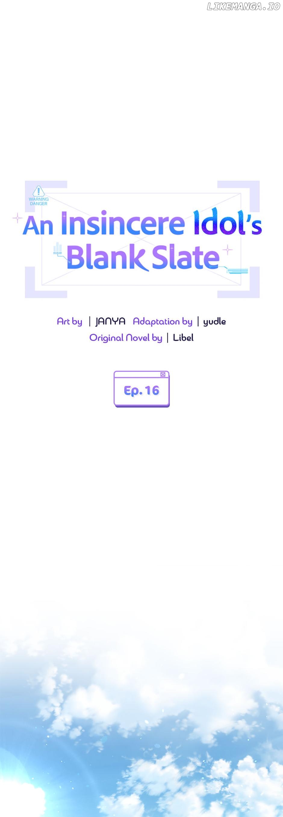 A Blank Slate Regression for the Idol That Lost His Original Mindset Chapter 16 - page 1