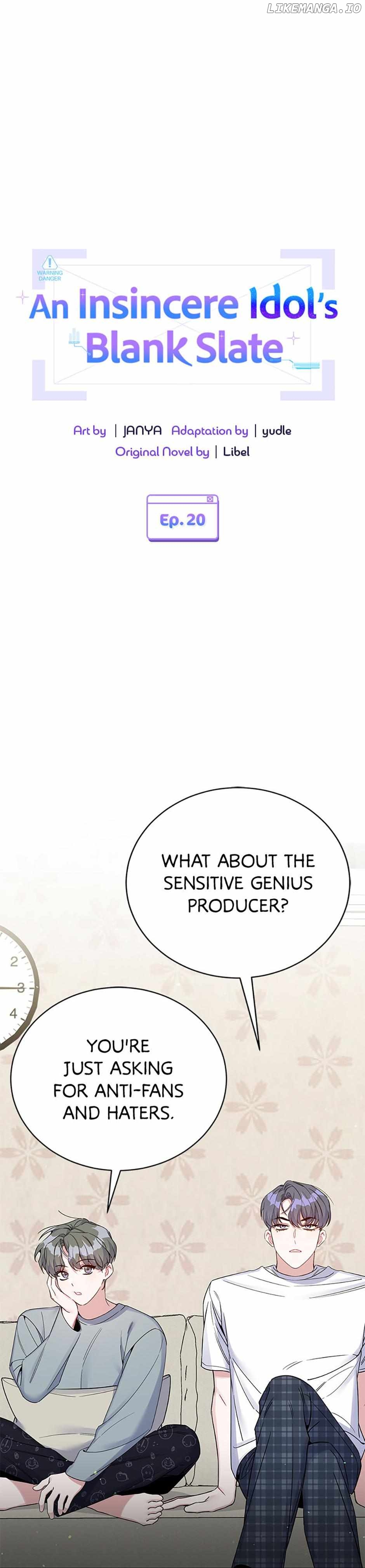 A Blank Slate Regression for the Idol That Lost His Original Mindset Chapter 20 - page 23