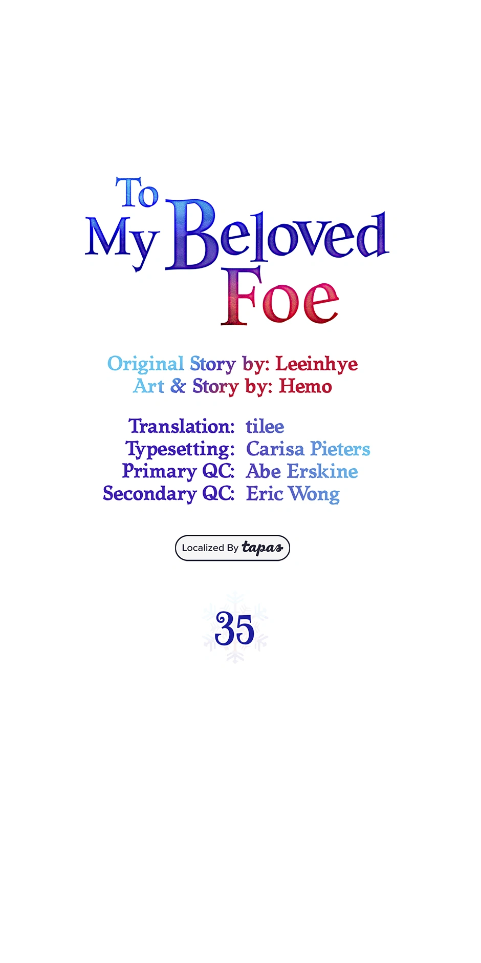 To My Beloved Foe Chapter 35 - page 40