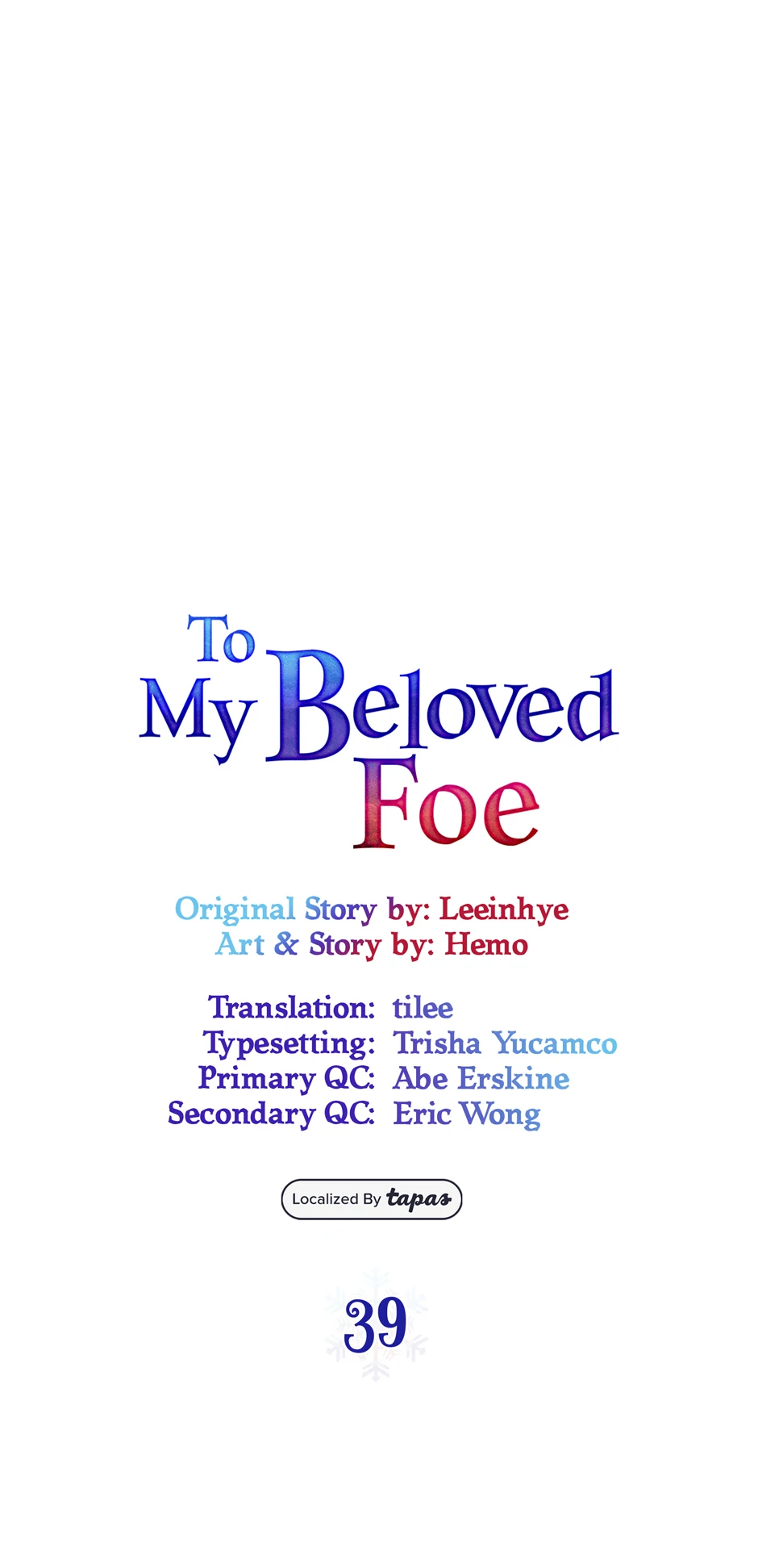 To My Beloved Foe Chapter 39 - page 18