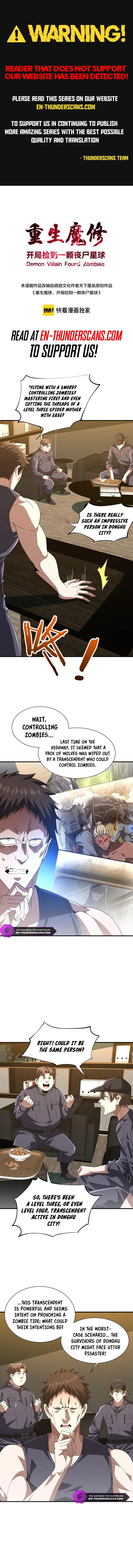 Reborn as a Demonic Cultivator: Starting with a Zombie Planet Chapter 15 - page 1