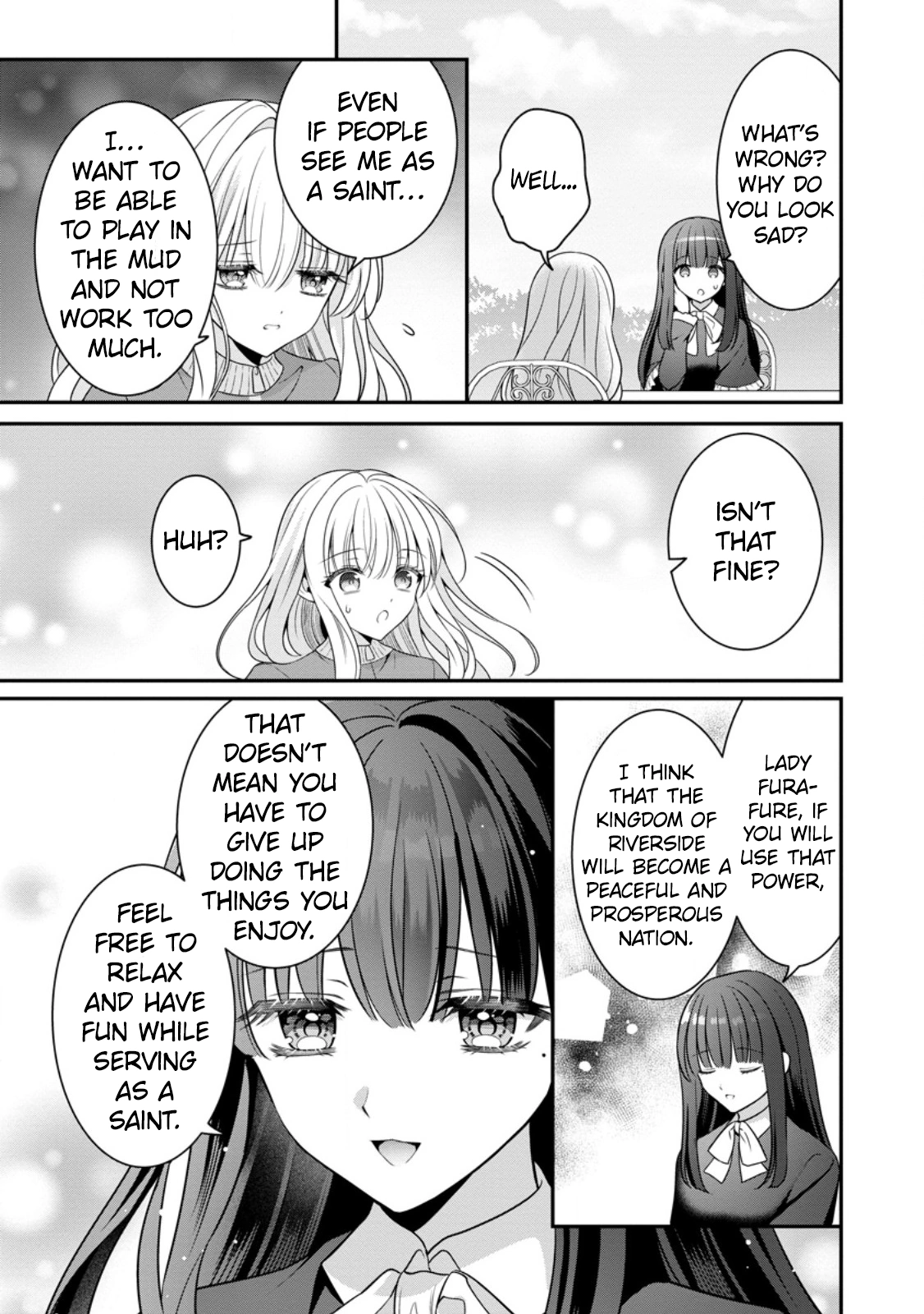 Tsuihou Seijo no Doronko Nouen Seikatsu: Itsunomanika Ringoku wo Sukutte Shimaimashita Chapter 4.2 - page 2