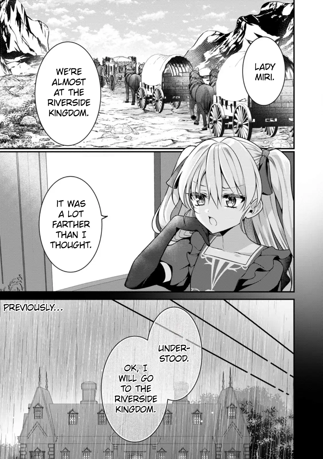Tsuihou Seijo no Doronko Nouen Seikatsu: Itsunomanika Ringoku wo Sukutte Shimaimashita Chapter 5.1 - page 2