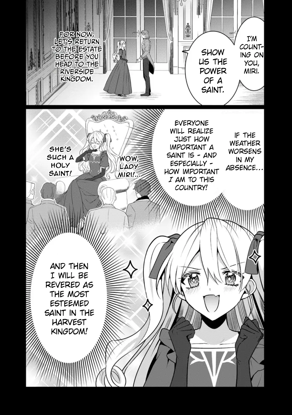 Tsuihou Seijo no Doronko Nouen Seikatsu: Itsunomanika Ringoku wo Sukutte Shimaimashita Chapter 5.1 - page 3