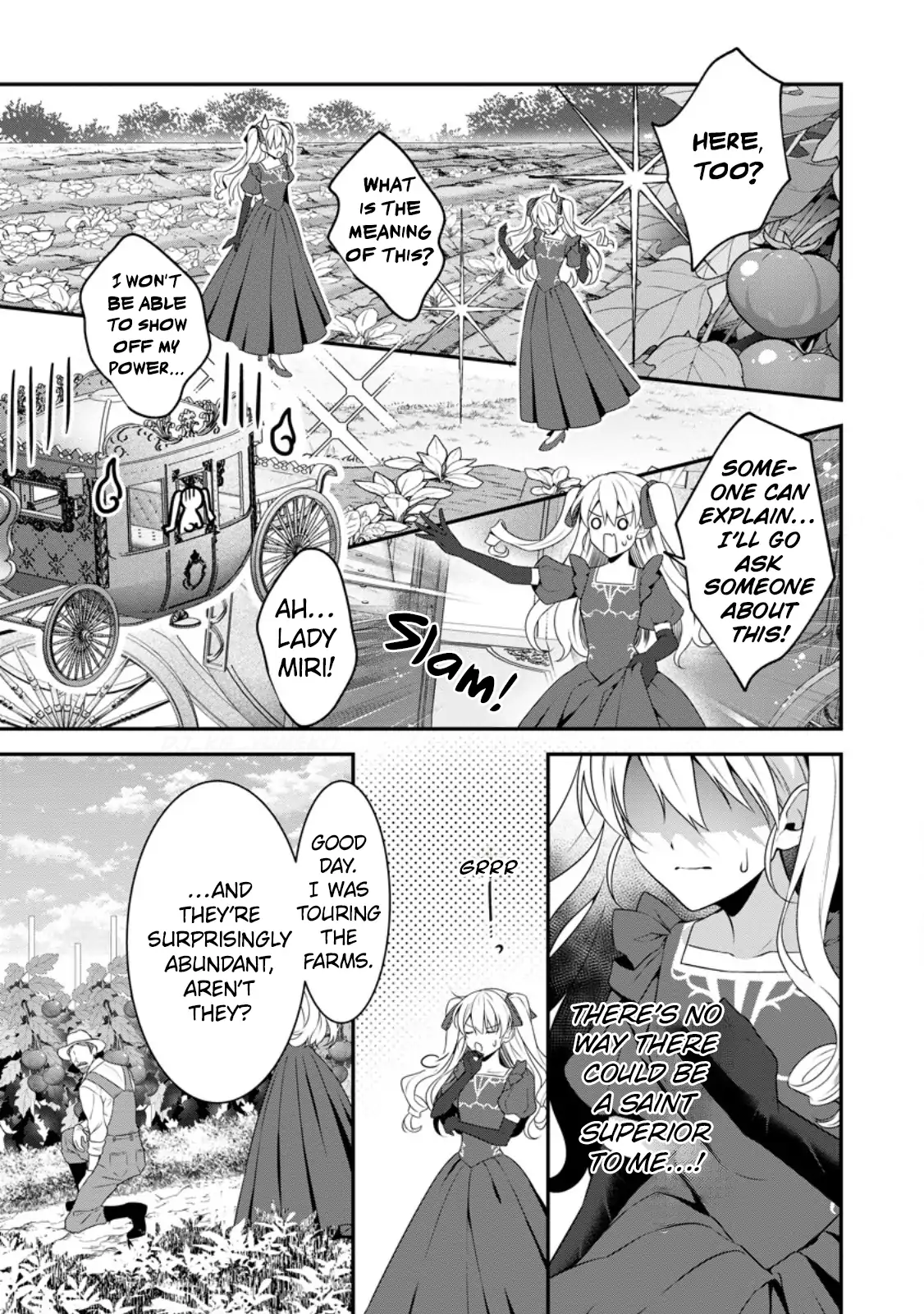 Tsuihou Seijo no Doronko Nouen Seikatsu: Itsunomanika Ringoku wo Sukutte Shimaimashita Chapter 5.1 - page 8