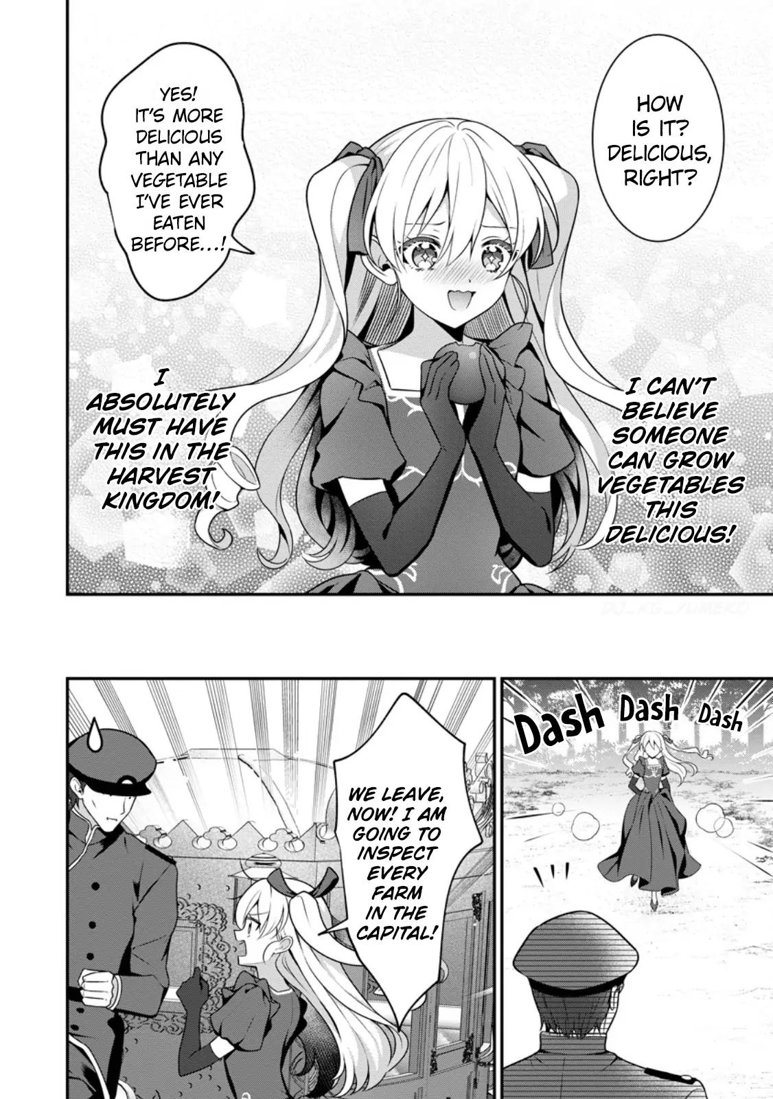 Tsuihou Seijo no Doronko Nouen Seikatsu: Itsunomanika Ringoku wo Sukutte Shimaimashita Chapter 5.1 - page 11