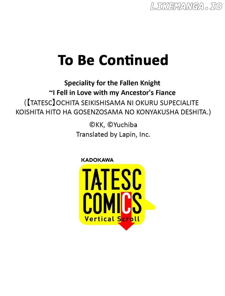 Speciality for the Fallen Knight ~I Fell in Love with my Ancestor's Fiance Chapter 31 - page 87