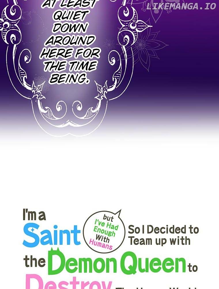 I'm a Saint but I've Had Enough With Humans So I Decided to Team up with the Demon Queen to Destroy The Human World Chapter 10 - page 20